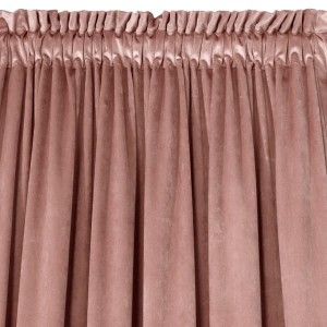 Zasłona designerska velvet welurowa 135x270 ROSA c.róż