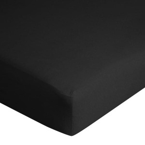 D91 Prześcieradło jersey z gumką 200x220 czarny