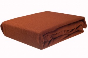Prześcieradło frotte z gumką 180x200 jasny brąz