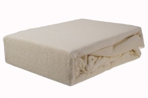 Prześcieradło frotte z gumką 140x200 naturalny