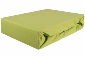 Prześcieradło jersey z gumką 120x200 pistacja