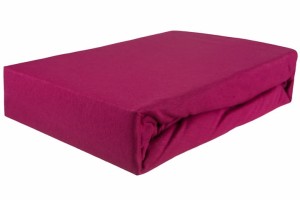 Prześcieradło jersey z gumką 90x200 c.amarant