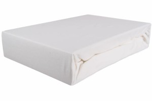 Prześcieradło jersey z gumką 200x220 naturalny