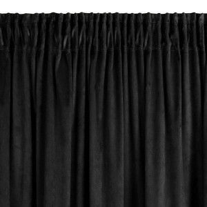 ZASŁONA GOTOWA 140X300 EUROFIRANY PIERRE czarny