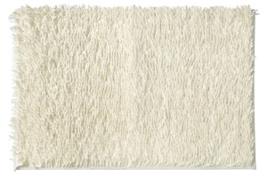 Dywanik 50x70 Eurofirany Shaggy biały