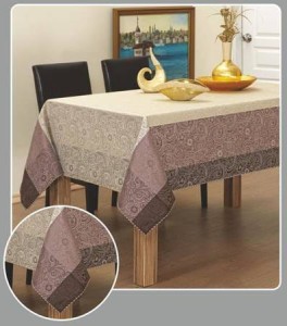 Bieżnik teflon 50x100 Fiori beż/brąz