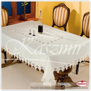 Obrus z gipiurą 150x260 80405 owal