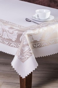 Obrus koło 170cm Belissa 3003 beżowy
