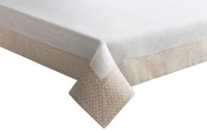 Obrus 150x220 Eurofirany Alma krem+beż