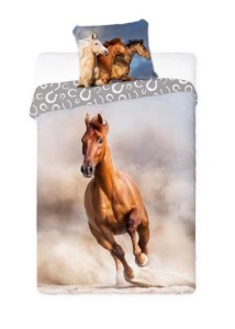 Pościel 160x200 konie koń horses 006 gniady