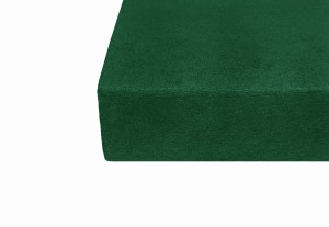 Prześcieradło frotte z gumką 160x200 c.zielony