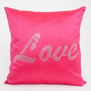 Poszewka 40x40 Eurofirany Love amarant Walentynki
