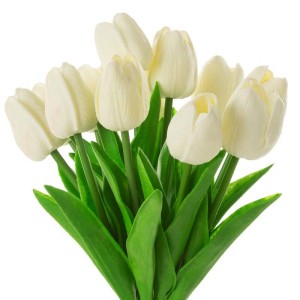 Kwiat sztuczny Tulipany kremowe bukiet 320