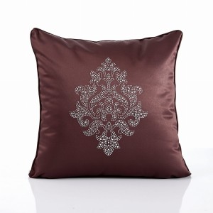 Poszewka 45x45 Eurofirany Damask brąz