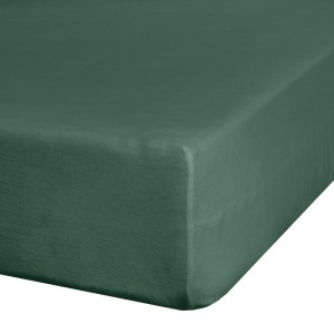Prześcieradło jersey z gumką 180x200 c.zielony Eurofirany