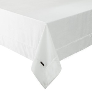 Obrus welurowy 145x180 Eurofirany Velvet biały