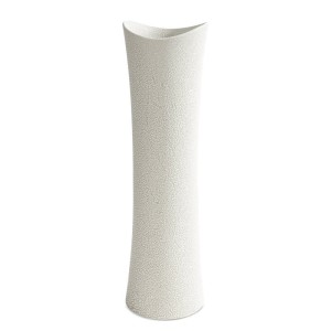 WAZON DEKORACYJNY RISO 14 X 9 X 50 CM KREMOWY