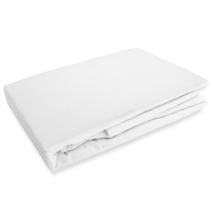 Prześcieradło tradycyjne flanelowe 160x210 biały