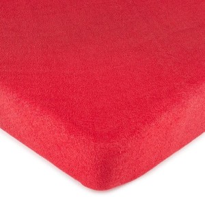 Prześcieradło frotte z gumką 120x200 jasny czerwony