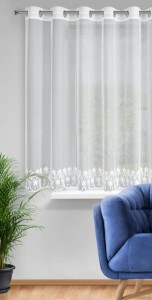 FIRANA GOTOWA SADIE BIAŁY 300X150