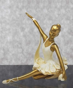 Figurka Bella Eurofirany 51 krem złoty