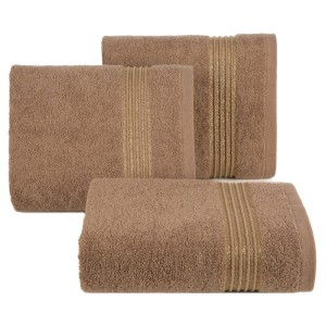RĘCZNIK LILA (06) 70x140 BRĄZOWY