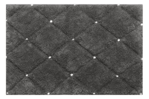Dywanik glamour EuroFirany CHIC2 50x70 stal