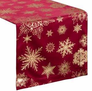 Bieżnik świąteczny 40x140 Joy4a czerwony Boże Narodzenie