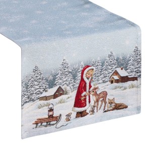 Świąteczny bieżnik 40x100 1154 gobelinowy Boże Narodzenie