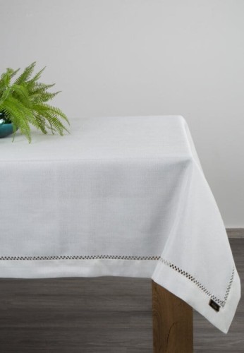 OBRUS EMILY 145 X 300 CM BIAŁY