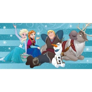 Ręcznik dziecięcy plażowy 75x150 Frozen Kraina Lodu