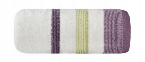 Ręcznik frotte 30x50 EuroFirany metropolitan krem+fiolet