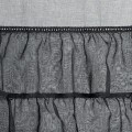FIRANA GOTOWA CARLI NA TAŚMIE 140 X 250 CM CZARNY