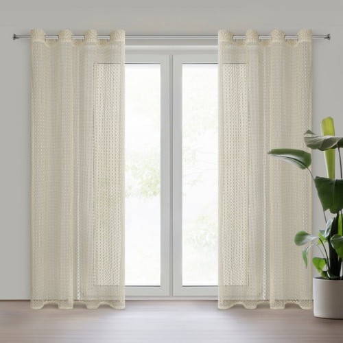 FIRANA GOTOWA MIRELLA 140 X 250 CM BEŻOWY