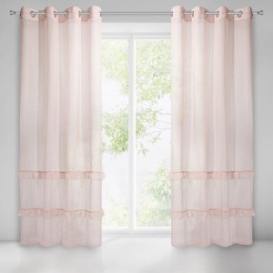 FIRANA GOTOWA ARIANA 140 X 250 CM RÓŻOWY