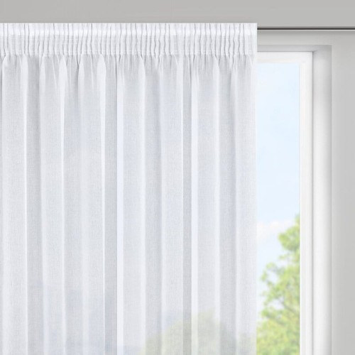 FIRANA GOTOWA ELPIDIA NA TAŚMIE 350 X 150 CM BIAŁY