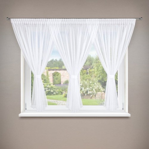 FIRANA GOTOWA DEK 400 X 160 CM BIAŁY