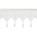 FIRANA GOTOWA MARTHA NA TAŚMIE 150 X 30 CM BIAŁY