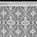FIRANA GOTOWA MARTHA NA TAŚMIE 150 X 30 CM BIAŁY