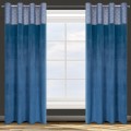 ZASŁONA GOTOWA D91 AGNES 140 X 250 CM GRANATOWY