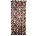 ZASŁONA GOTOWA PEONIA NA TAŚMIE 140 X 270 CM BORDOWY