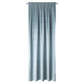 ZASŁONA GOTOWA D91 CYPR NA TAŚMIE 140 X 270 CM NIEBIESKI