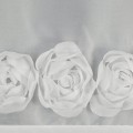 ZASŁONA GOTOWA ROSES NA TAŚMIE 140 X 270 CM BIAŁY