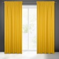 ZASŁONA GOTOWA LOGAN NA TAŚMIE 135 X 270 CM MUSZTARDOWY