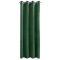 ZASŁONA GOTOWA D91 ROSA 140 X 250 CM CIEMNOZIELONY
