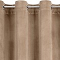 ZASŁONA GOTOWA D91 ROSA 140 X 250 CM CIEMNOBEŻOWY