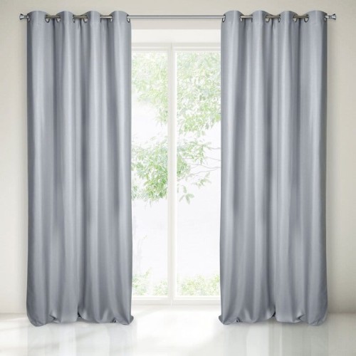 ZASŁONA GOTOWA ESSME 140 X 250 CM SREBRNY