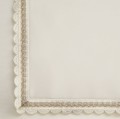 OBRUS LACE 140 X 220 CM KREMOWY
