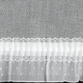 FIRANA GOTOWA MARY NA SZELKACH 150 X 30 CM BIAŁY