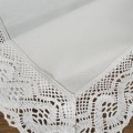 OBRUS SUSAN 140 X 220 CM BIAŁY